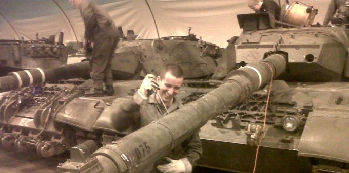 {B Sqn Pounding Track and Taking Names}