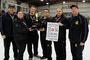 Lord Strathcona’s Horse (Royal Canadians) ‘A’ Team wins Ex Strong Contender Major Unit Gold (L-R) LCol McKenzie (CO 1 Svc Bn), Cpl Skinner, Lt Wright, Sgt Murphy, MCpl Fisher, CWO Harrison (RSM 1 Svc Bn)