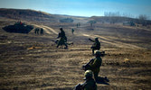 A Sqn tanks in intimate support - Photo Credit Combat Camera