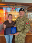 Ryleigh Baldwin & LCol Nitu