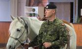 Maj Gray receiving some last minute pointers during the morning orientation.