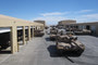 Looking back from the Troop Leader’s tank at the Troop’s tanks before deploying into the Atacama Desert.