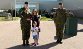 Colonel Lemyre promotes Maj Lund