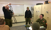 Cpl Ford and Cpl Gauthier teach the ins and out of tack