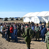 Cadet Visit to the field with LdSH(RC) May 2012