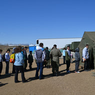 Cadet Visit to the field with LdSH(RC) May 2012