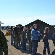 Cadet Visit to the field with LdSH(RC) May 2012