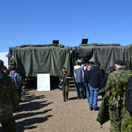 Cadet Visit to the field with LdSH(RC) May 2012