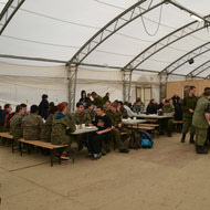 Cadet Visit to the field with LdSH(RC) May 2012