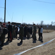 Cadet Visit to the field with LdSH(RC) May 2012