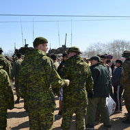 Cadet Visit to the field with LdSH(RC) May 2012