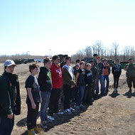 Cadet Visit to the field with LdSH(RC) May 2012