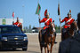 SMT Riders escorting the Senior Serving Strathcona BGen Hilton