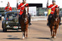 SMT Riders escorting the Colonel of the Regiment MGen (Retd) Ross and the Incoming Commanding Officer LCol Peyton