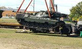 Either A Sqn is trialing the long anticipated “Hover Tank”…or a contracted crane is used to lift A Sqn tanks off the CAFB Shilo railhead