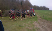 Local Pipes and Drums during 2016 MW ceremony