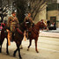 SMT displaying to the public how a First World War soldier would ride