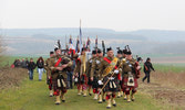 Local Pipes and Drums during 2016 MW ceremony