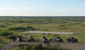 25mm Turret Operator Course lined up on the range to begin the day’s firing.