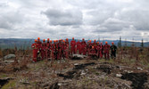 CO and RSM visiting T-22 at Gottfriedsen Mtn. Photo by Cpl Daniel Wynen  