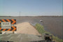 Flooded roads and farmlands south of the Hoop and Holler bend of the Assiniboine river are a common site to those soldiers working on installing Aquadams in Portage la Prairie.