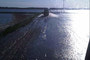 An evening drive through the country in the flooded areas south of the Assiniboine river