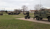 Open Air vehicle park of 1 Cav Div