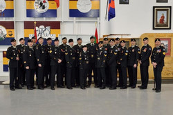 taken by Cpl Balfour
Strathcona students and instructors of PLQ-A 0077 with leadership from the Regiment. 
