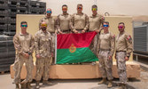 LdSH(RC) soldiers of OSH-SWA (Operational Support Hub South West Asia) in Kuwait.