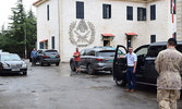 MCpl Fettes, Cpl Munger and Cpl Spence acting as Force Protection Drivers during a BFC with the TF Comd Team