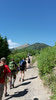 LoE 1 team early on during the hike up Mount Pip Ivan (peak furthest to the left).