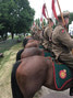 Troop lined up to meet guests at Kinetic Park, Swift Current