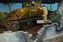 Sherman tank, Second World War Diorama