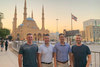 Strathconas take in the local sights of Downtown Beirut at Mohammad Al-Amin Mosque. Photo by Captain Paul Park.