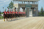 The Troop prepares to begin the first of many rides at the Red River Exhibition in Winnipeg