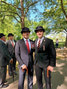 Major Jack Nguyen and Capt Erik Giajnorio feeling very British during the 2022 Cavalry Memorial Parade in Hyde Park, London, UK